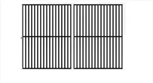 Porcelain Steel Cooking Grid for Centro, CHARBROIL, Front Avenue, Fiesta, Kenmore, Kirkland, KMART, Master Chef, and Thermos Gas Grill Models (Sold AS A Set of 2)
