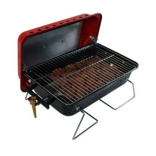 Portable Table Top Gas Barbeque With Lava Rocks