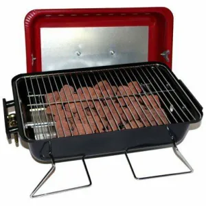 Portable Table Top Gas Barbeque With Lava Rocks