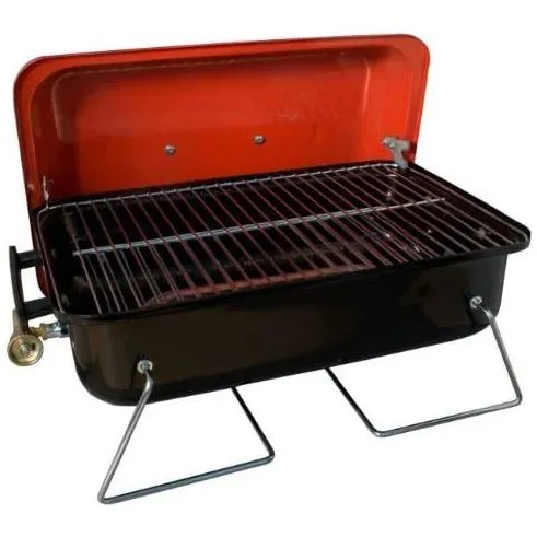 Portable Table Top Gas Barbeque With Lava Rocks