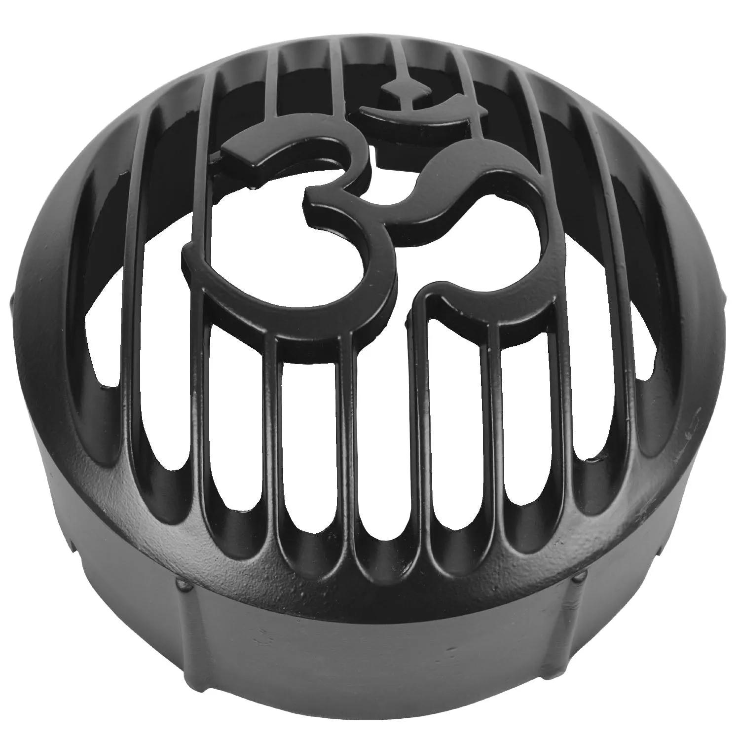 Premium Om Pattern Headlight Grill Set For Royal Enfield Electra 350 &500,BS4,BS6 Black.