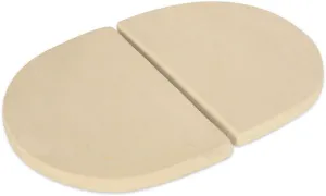 Primo 324 Ceramic Heat Reflector Plates for Primo Oval XL Grill, 2 per Box