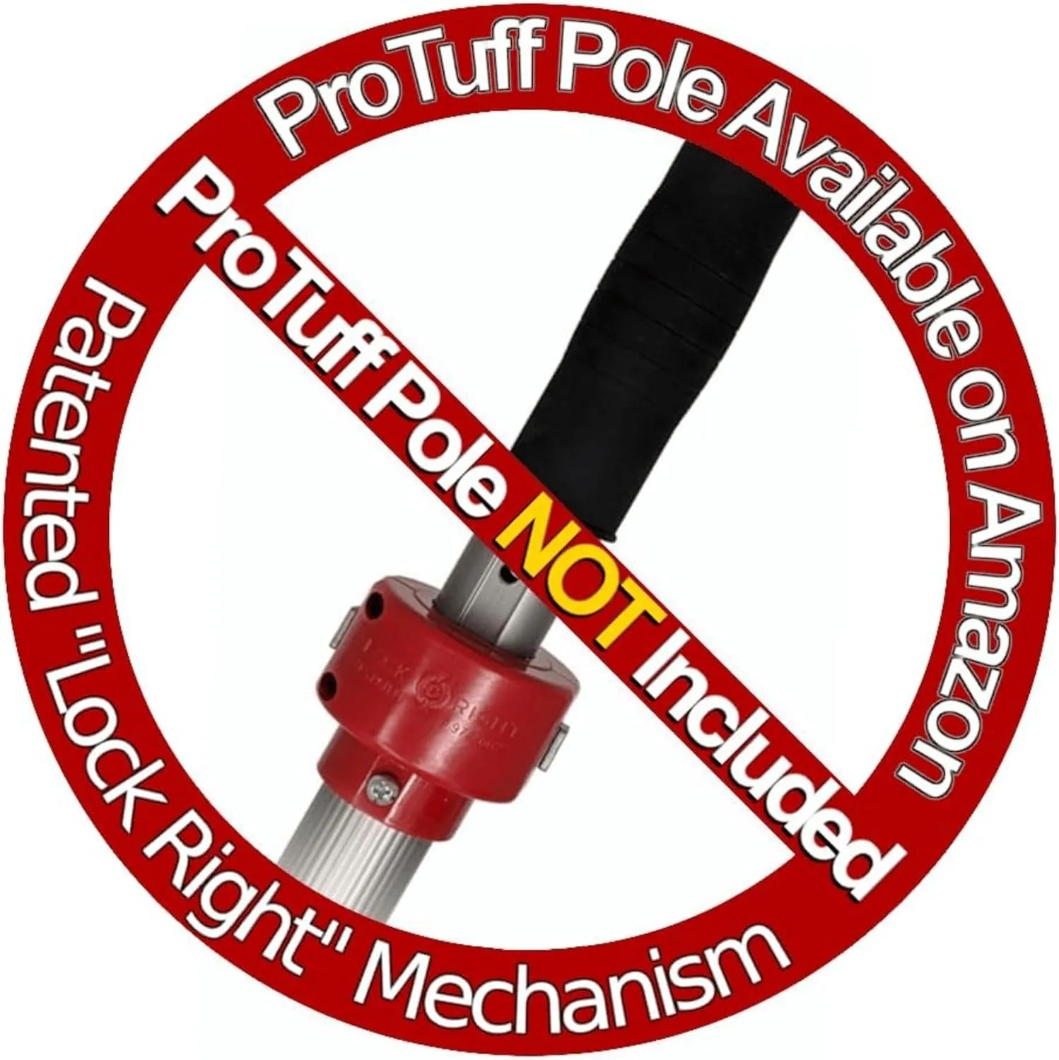 ProTuff 23" Fine Pool Net – “490 Promise” Unlimited, Unconditional Replacement – Cleans 3X Faster Than Vacuums – Wide Pool Skimmer Net with Deep Bag for Easy Maintenance of Leaves, Bugs & Debris