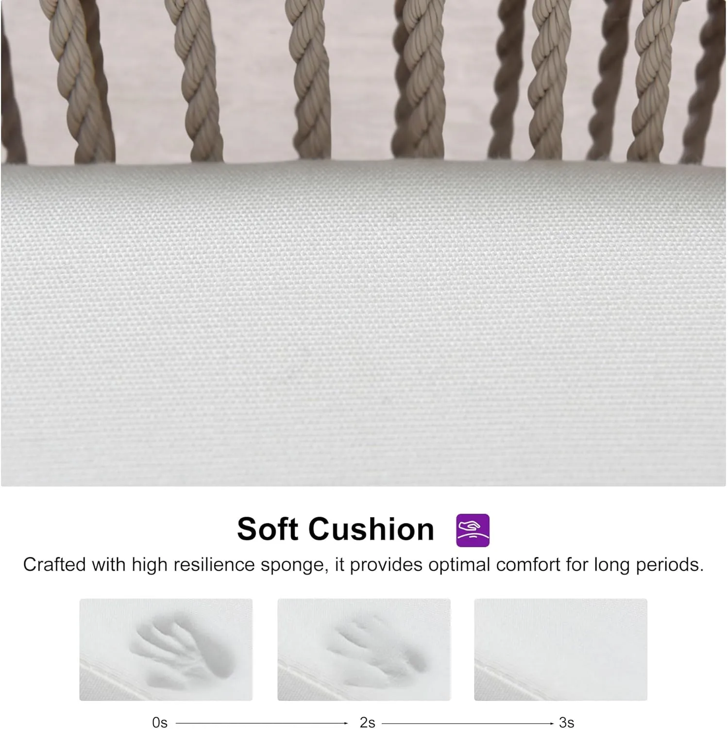 PURPLE LEAF Patio Sunbrella Bar Stools 28" H Set of 2 Handwoven Wicker Bar Height Stool Modern Aluminum High Bar Chairs Outdoor Wicker Barstools with Back and White Cushion for Kitchen Pool Island