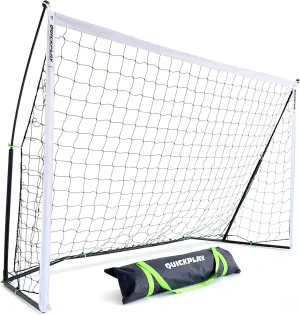QUICKPLAY Kickster Soccer Goal Range – Ultra Portable | Quick and Easy Set Up | Includes Net and Carry Bag | Available in 7 Sizes | Backyard Soccer Net for Kids & Adults [Single Goal]