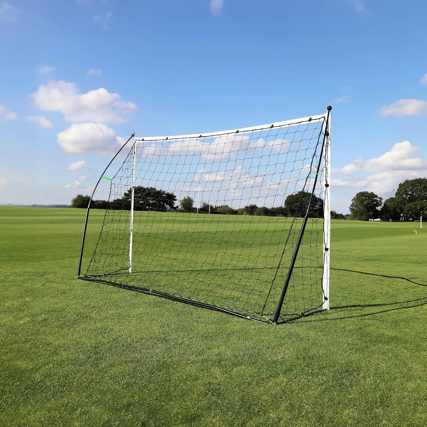 QUICKPLAY Kickster Soccer Goal Range – Ultra Portable | Quick and Easy Set Up | Includes Net and Carry Bag | Available in 7 Sizes | Backyard Soccer Net for Kids & Adults [Single Goal]