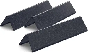 QuliMetal 15.3" Flavorizer Bars for Weber Spirit E-210, Spirit 200, GS4 Spirit II 200, Spirit II E-210 Series Grills with Front-Mounted Control, Porcelain Steel Replacements for Weber 7635 67045