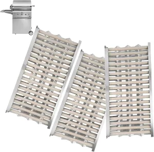Radiant Tray with Ceramic Rod Replacement Parts for DCS BBQ Grill Parts, Heat Shield Plates/Grill Deflector Plates for DCS BGA27, BGA36, BGB36, BGB48, 27DBQ, 36DBQ, 48DBQ, DCS48DS-BQRN, 3PCS