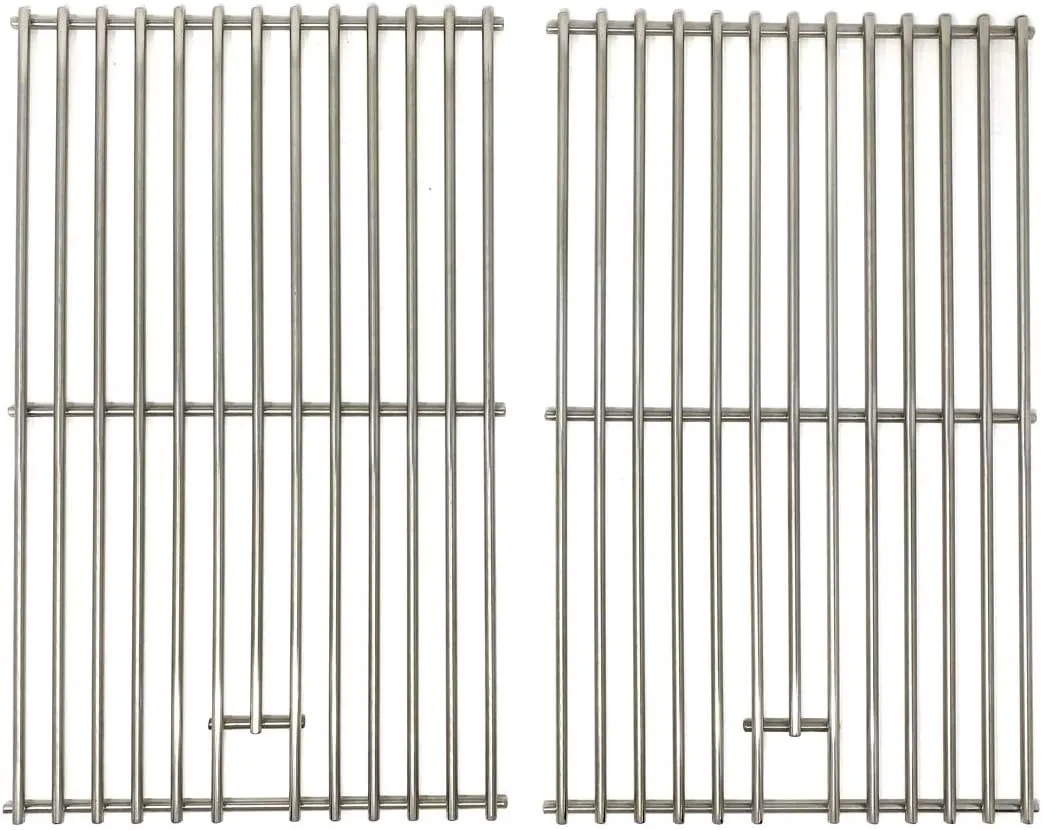 Replacement Grill Cooking Grates for Select 119.16301, 119.16301800, 119.16302, BQ05051-3s, Jenn air 740-0712 & Kmart 640-810979-112, 640-771163-029 Gas Models, Set of 2