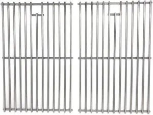 Replacement Grill Cooking Grates for Select Arkla 4420U6, 4451K, 2518SL, GSC2418, SLG2006B, SLG2007A, SLG2008A & Lowes 241317, 241318 Gas Models, Set of 2
