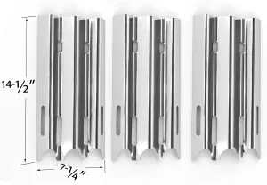 Replacement Kit for Vermont Castings VM400, VM400XBP, CF9030, Gas Grill Models Includes Heat Covers & Cast Cooking Grids