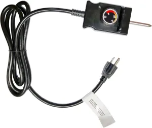 Replacement Thermostat Analog Control Power Cord for Masterbuilt MB20070210 Analog Electric Smokers