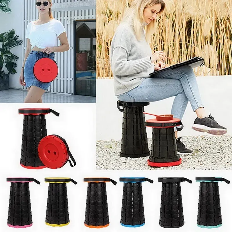 Retractable Portable Folding Stool