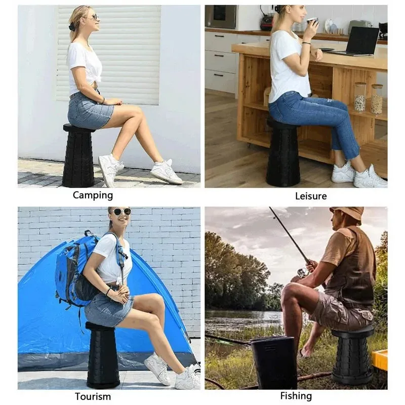 Retractable Portable Folding Stool