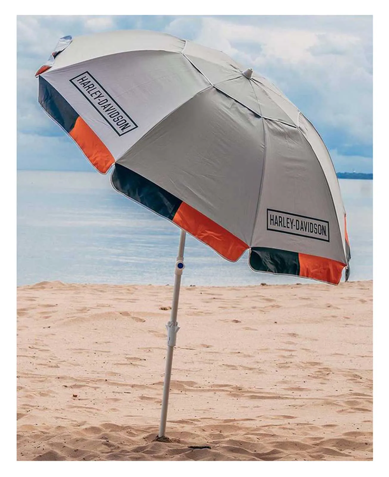 RETRO BLOCK BEACH UMBRELLA