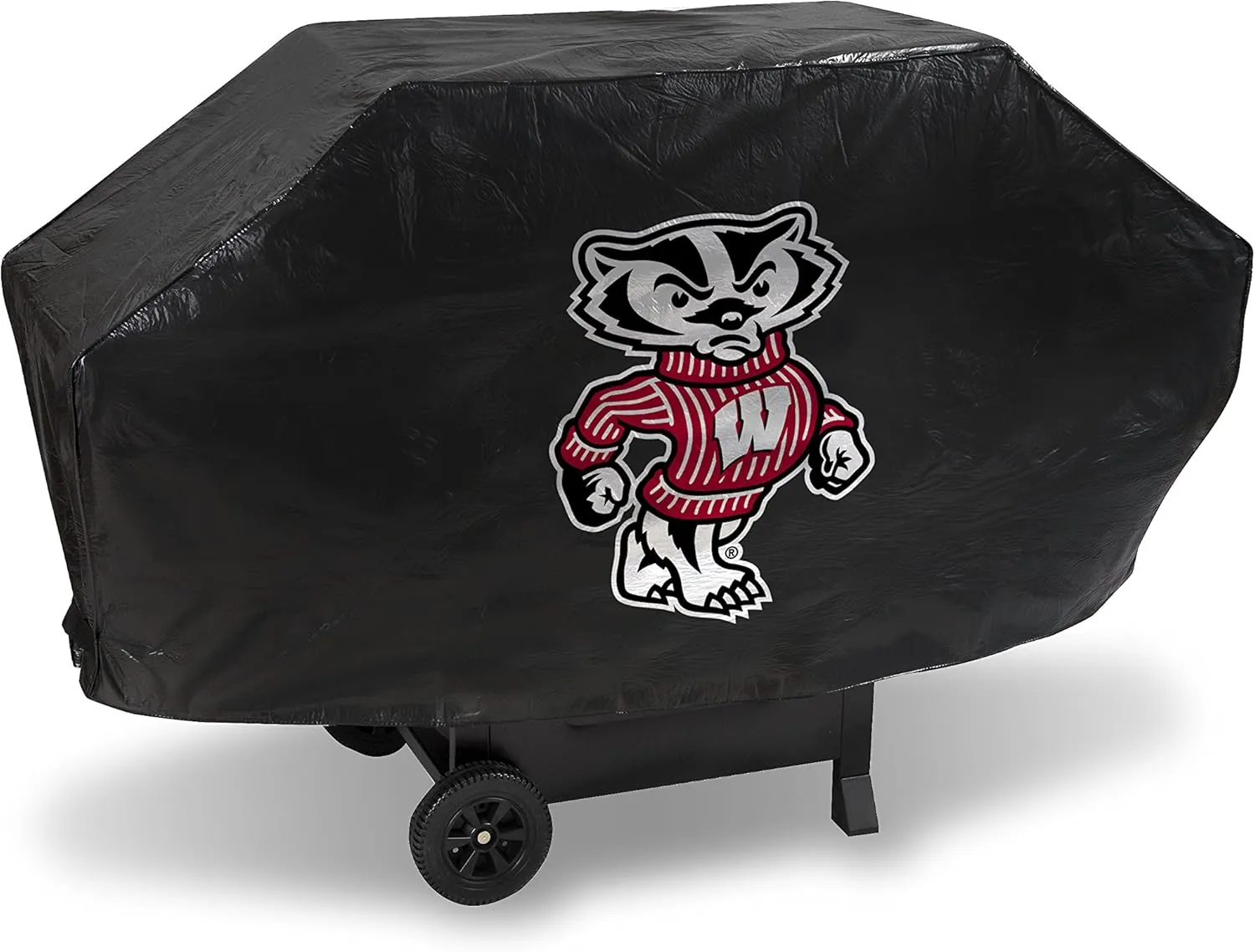Rico Industries NCAA Deluxe Grill Cover Deluxe Vinyl Grill Cover - 68" Wide/Heavy Duty/Straps