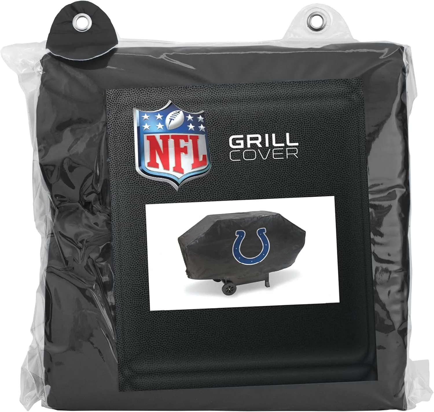 Rico Industries NFL Vinyl Padded Deluxe Grill Cover, 68 x 21 x 35-inches