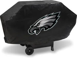 Rico Industries NFL Vinyl Padded Deluxe Grill Cover, 68 x 21 x 35-inches