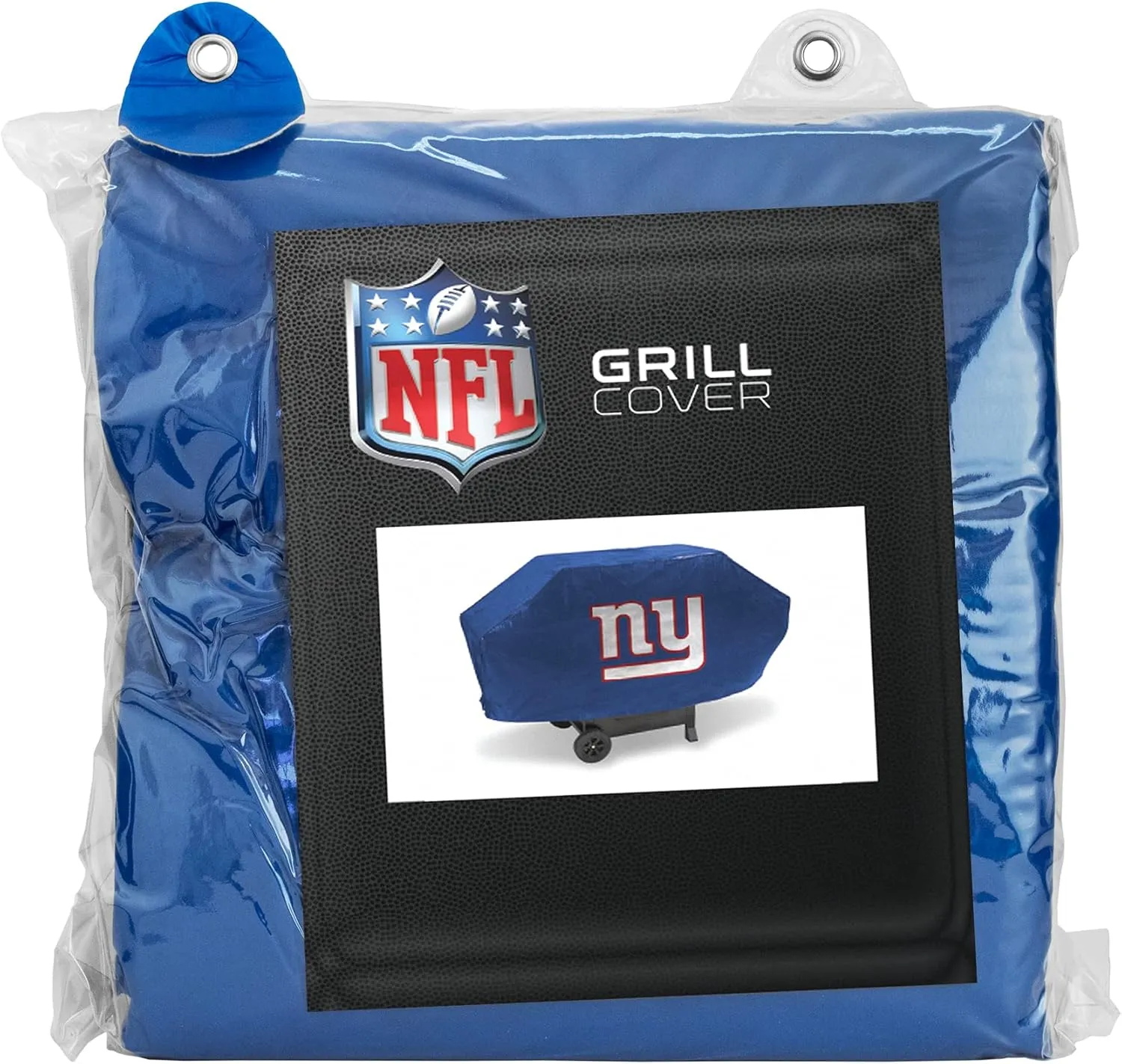 Rico Industries NFL Vinyl Padded Deluxe Grill Cover, 68 x 21 x 35-inches