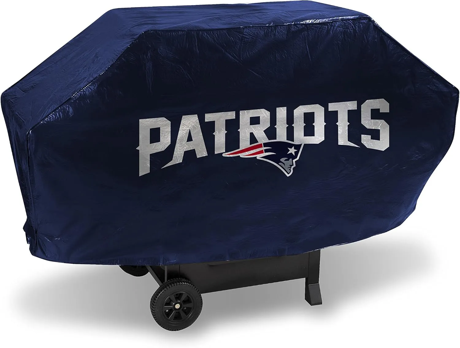 Rico Industries NFL Vinyl Padded Deluxe Grill Cover, 68 x 21 x 35-inches