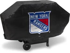Rico Industries NHL Deluxe Grill Cover Deluxe Vinyl Grill Cover - 68" Wide/Heavy Duty/Velcro Staps