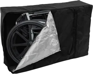 Rollator Travel Bag, Waterproof Wheelchair Bag for Folding Walker, Wear Resistant Oxford Cloth Wheelchair Travel Bag for Folding Walker Car Airplane Traveling (43 x 29 x 11 Inches)