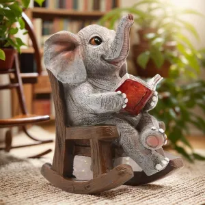 Rynx | Foxmis Garden Decorations Elephant Outdoor Valentine Decorations Lights, Luck Miniature Elephant Statue Solar Garden Decor For Terrace, Veranda, Garden Decor Elephant Gifts For Mother, Woman, 2.04"&gt;X3.34"&gt;X3.93"&gt;