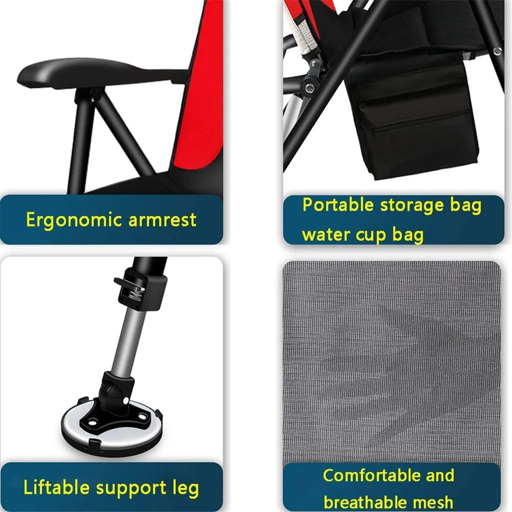 s, Fishing Chair Fishing Stool Outdoor AllTerrain Aluminum Armchair Folding Multifunctional Portable Fishing Gear Chair/a/As Shown (B As Shown)