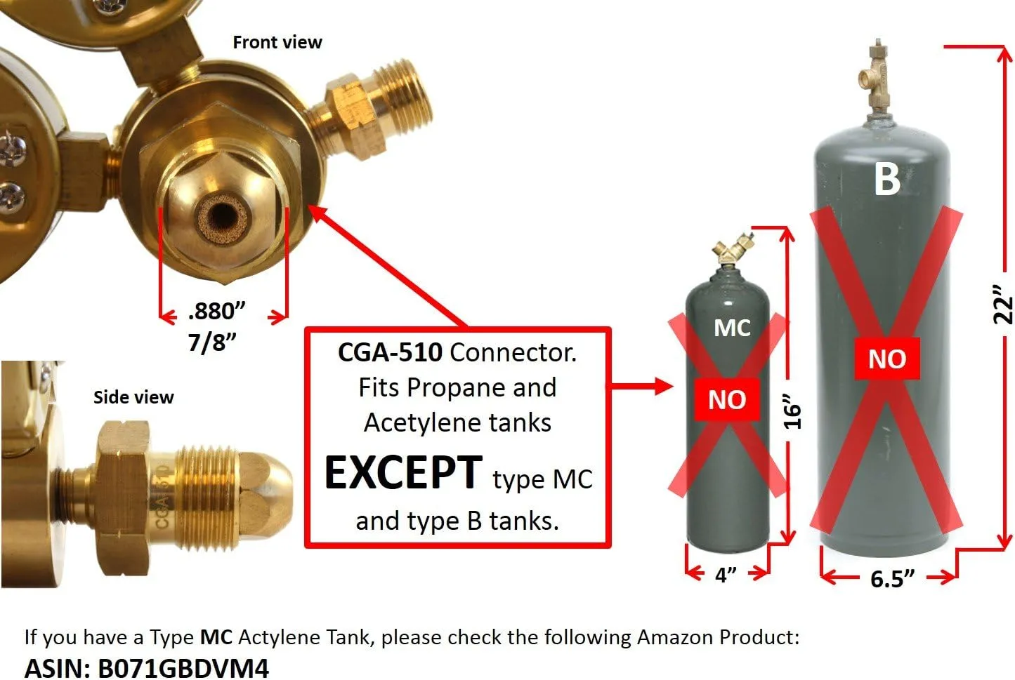 SÜA - Oxygen and Propane Regulators Welding Gas Gauges Pair - Rear Entry - LDB series - Check all the pictures and read the full description of this product to make sure it fits your tanks and hoses