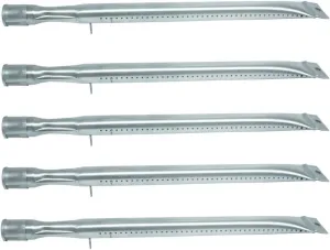 SA241A (5-Pack) 16.5 inch Stainless Steel Burner Replecement for Charmglow 810-2320 Grill Pro 226454 226464 236454 236464 Master Forge GGP-2501 Brinkmann 810-2320 Broil-Mate 726454 726464