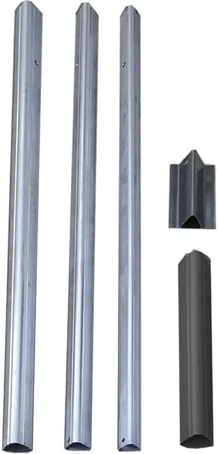 S&K Telescoping Bat House Tri-Pole with Ground Socket, 15' - Durable Aircraft Aluminum, Includes Adapter for Bat House