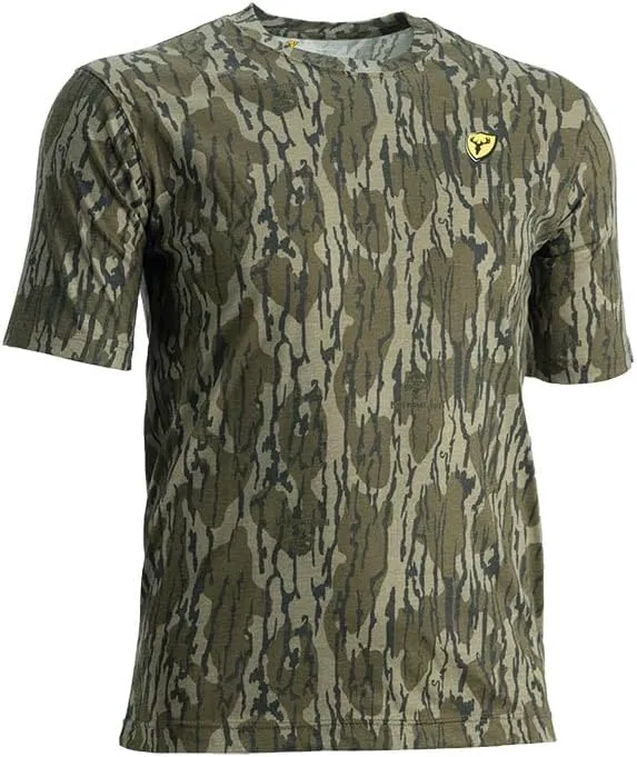 SCENTBLOCKER Scent Blocker Fused Cotton Lightweight Short-Sleeve Camo Hunting Shirt for Men