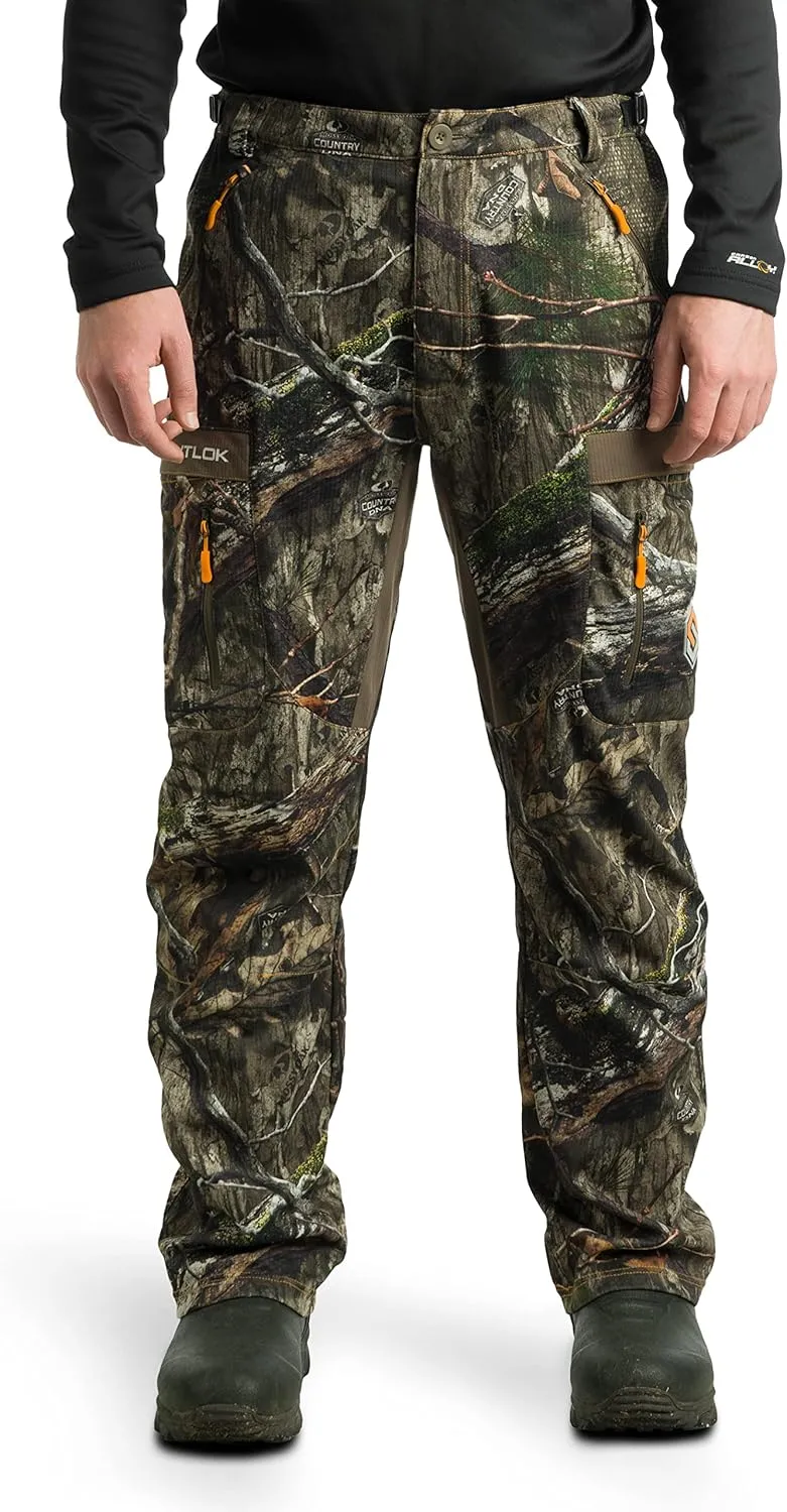 ScentLok Camo Hunting Pants for Men - Savanna Aero Crosshair Lightweight Gear