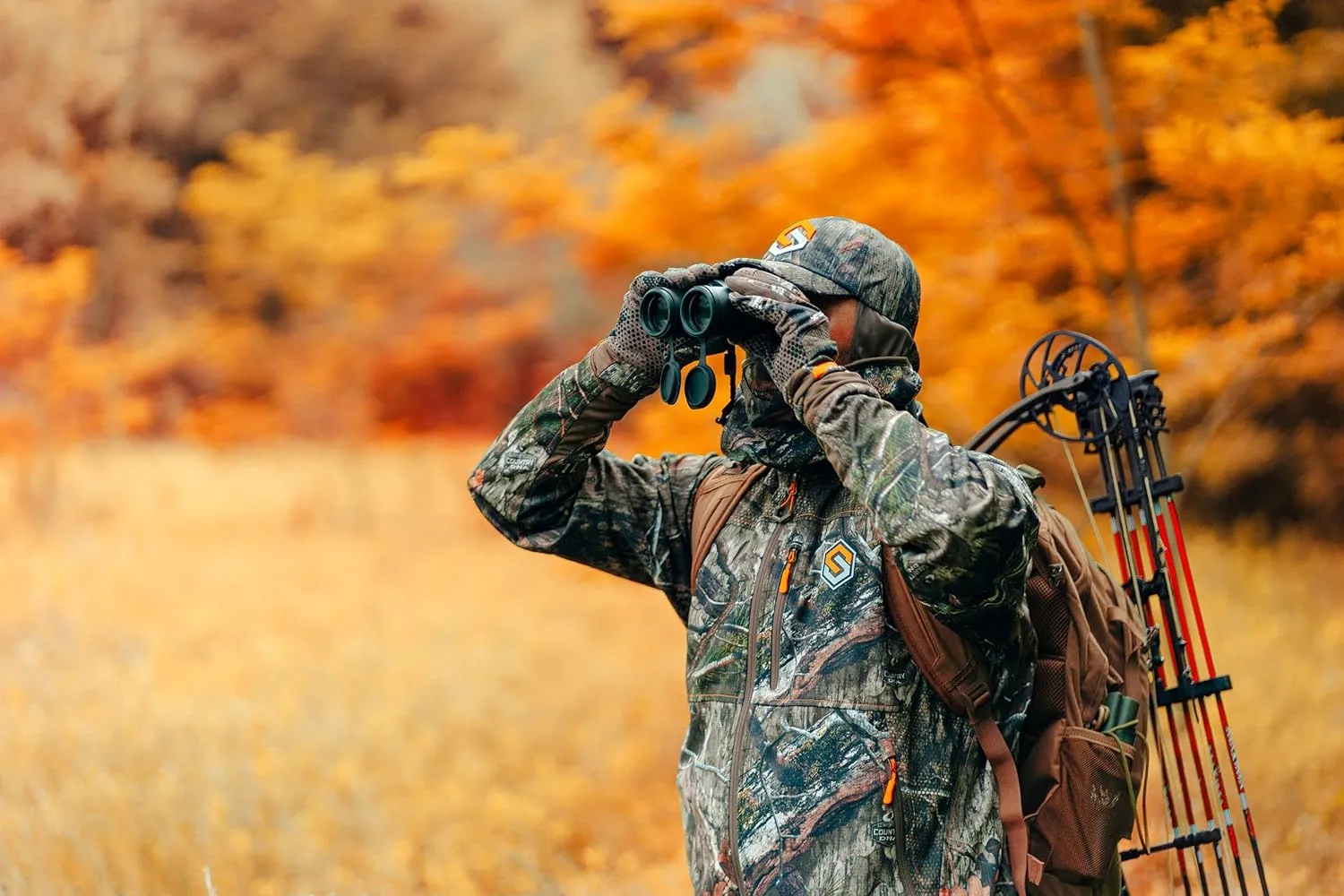 ScentLok Savanna Lightweight Camo Shooter Gloves for Hunting and Outdoor Use