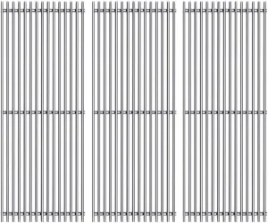 SF4103(3-Pack) 17 3/4" Stainless Steel Cooking Grid Grates Replacement for Charmglow 810-8410-F and Brinkmann 810-2410-S, 810-2411-F, 810-2411-S, 810-2511-S, 810-4557-0, 810-7490-F, 810-8410-F