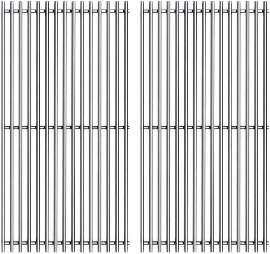 SF4362(2-Pack) 15" Stainless Steel Cooking Grid Grates Replacement for Select Gas Grill Models by Broil King, Broil-Mate,Huntington and Sterling Gas Models Set of 2
