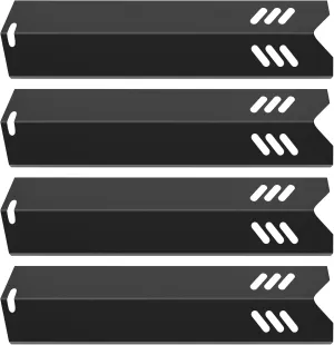 SHINESTAR Grill Heat Plates Replacement Parts for Dyna-Glo, Backyard & Uniflame Grill, DGF510SBP, DGF493BNP, BY15-101-001-02, BY13-101-001-13, Porcelain Steel, 15" x 3-13/16", 4-Pack