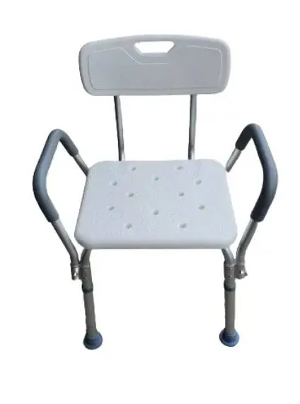 Shower Stool with Removeable Back rest and removeable Hand rests.  - NDIS Approved!