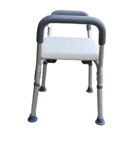 Shower Stool with Removeable Back rest and removeable Hand rests.  - NDIS Approved!