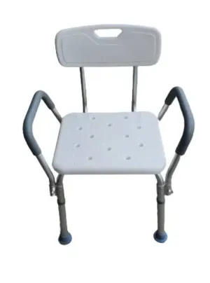 Shower Stool with Removeable Back rest and removeable Hand rests.  - NDIS Approved!