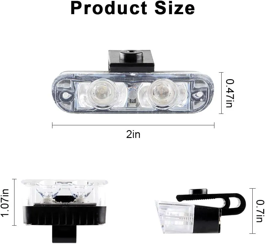 Sidaqi Blue 16LED Grille Strobe Lights Dash Deck Visor Police Flash Lights Car Truck Ambulance Emergency Warning Strobe Lights With Remote Control Wireless 12V