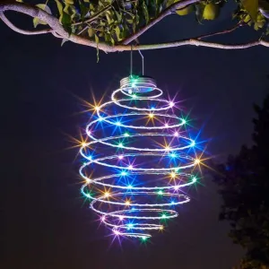 Smart Solar Rainbow Mega Spiralight Lantern