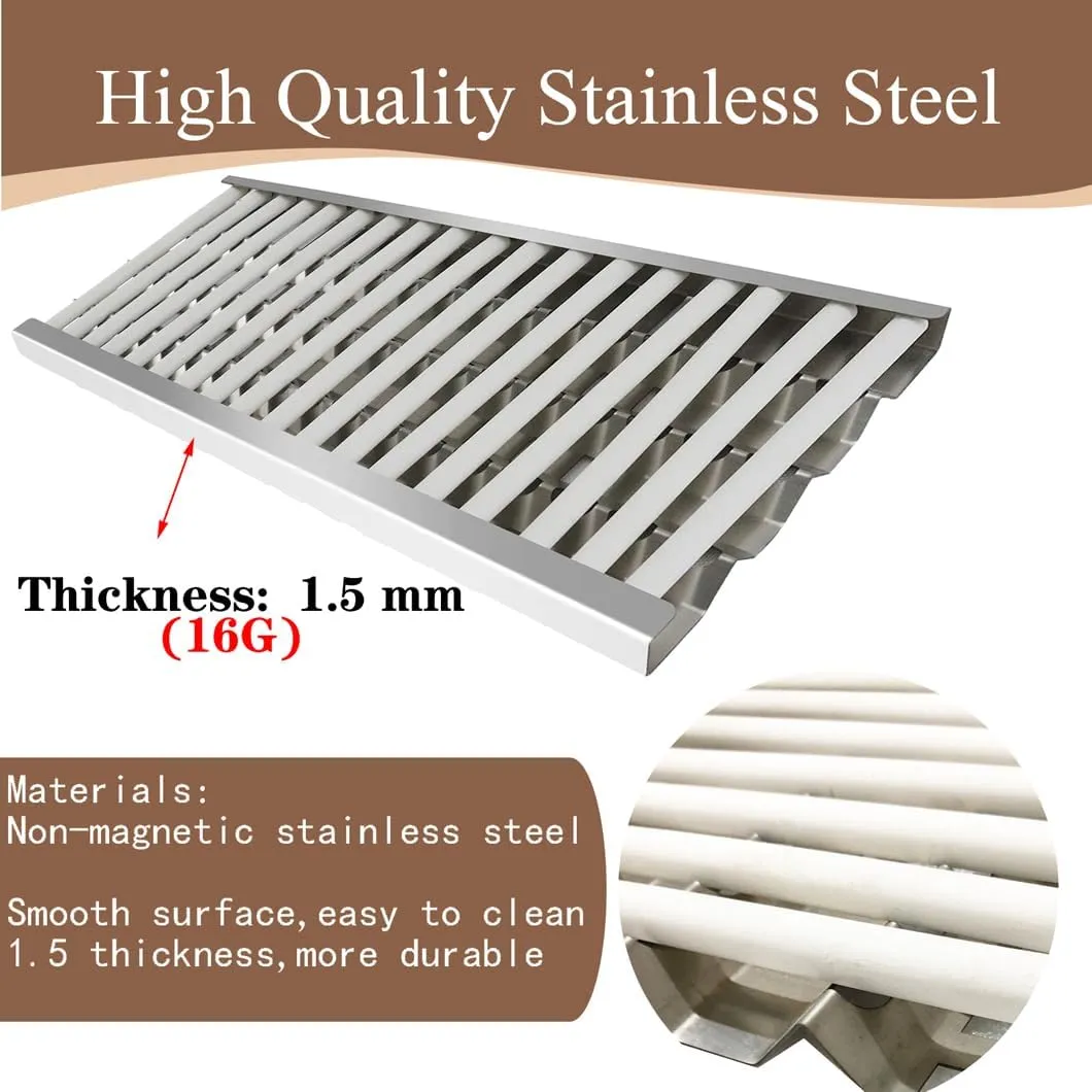 SN291A (3-Pack) 18 5/8" Stainless Steel Cooking Grid for DCS 27DBQ, 27DBQR, 27DBR, 27DSBQ, 27DSBQR, 27FSBQ, 27FSBQR, 36DBQ, 36DBQAR, 36DBQR.