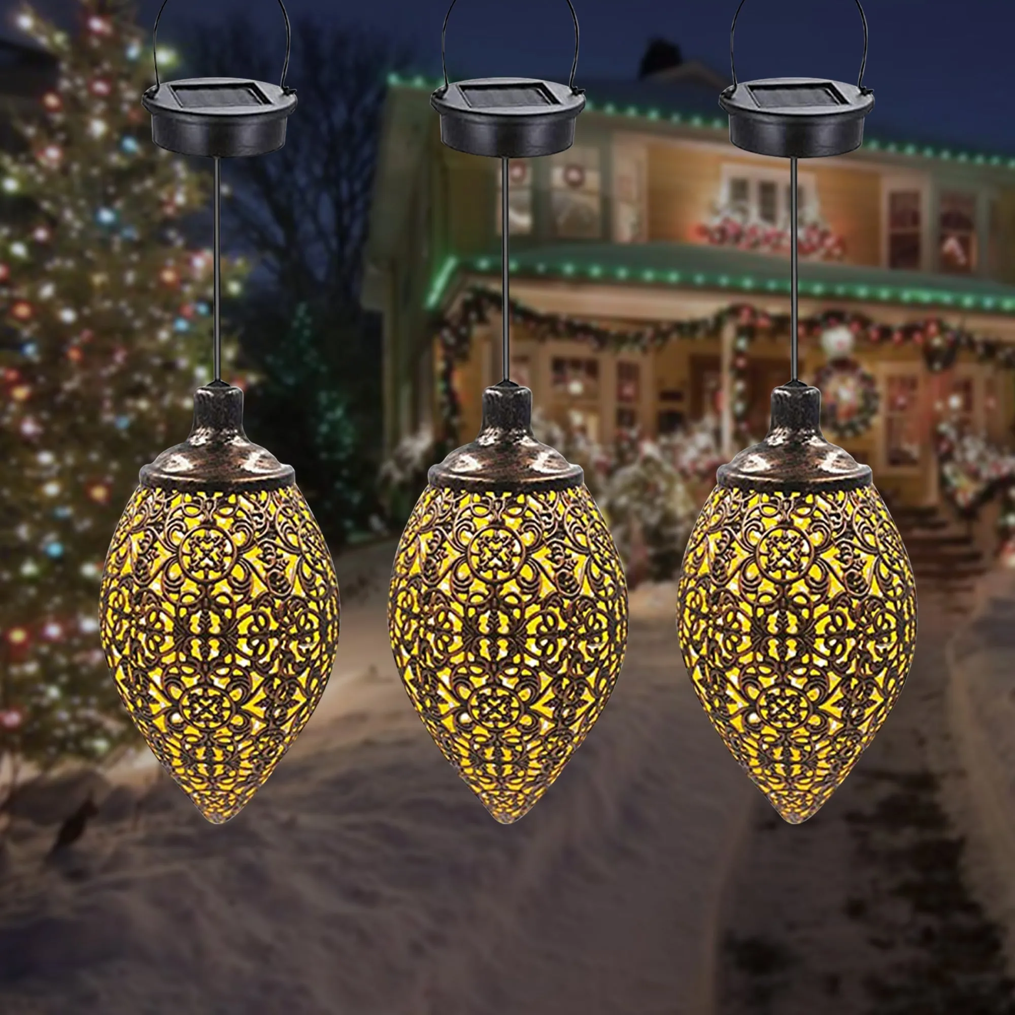 ☀️✨Solar LED Lantern Garland