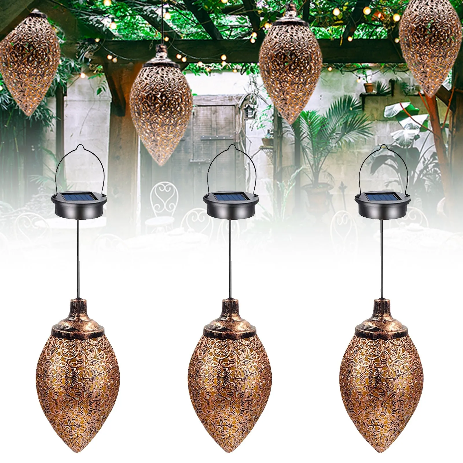 ☀️✨Solar LED Lantern Garland