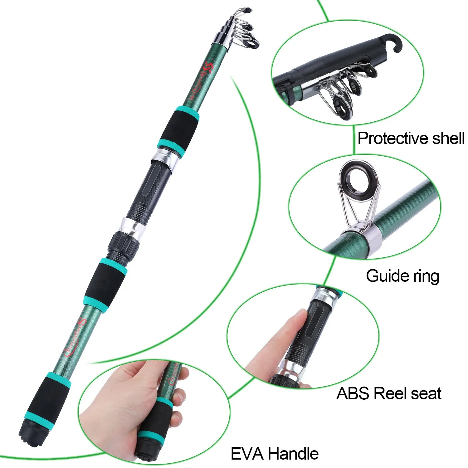 Sougayilang Telescopic Fishing Rod
