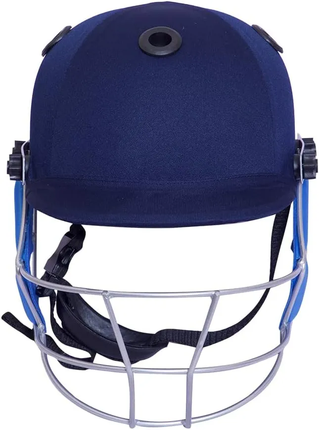 SS Cricket Legend Premium Cricket Helmet, Available in Blue, Green, Black Color - Medium & Large Size Options