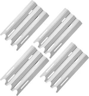 Stainless Steel Grill Burners BBQ Gas Grill Replacement Parts for Vermont Castings CF9030, CF9050, VCS5005, VM400, Jenn Air JA460, JA480, JA580, Outdoor Cooking Grill Repair Kit, 4-Pack