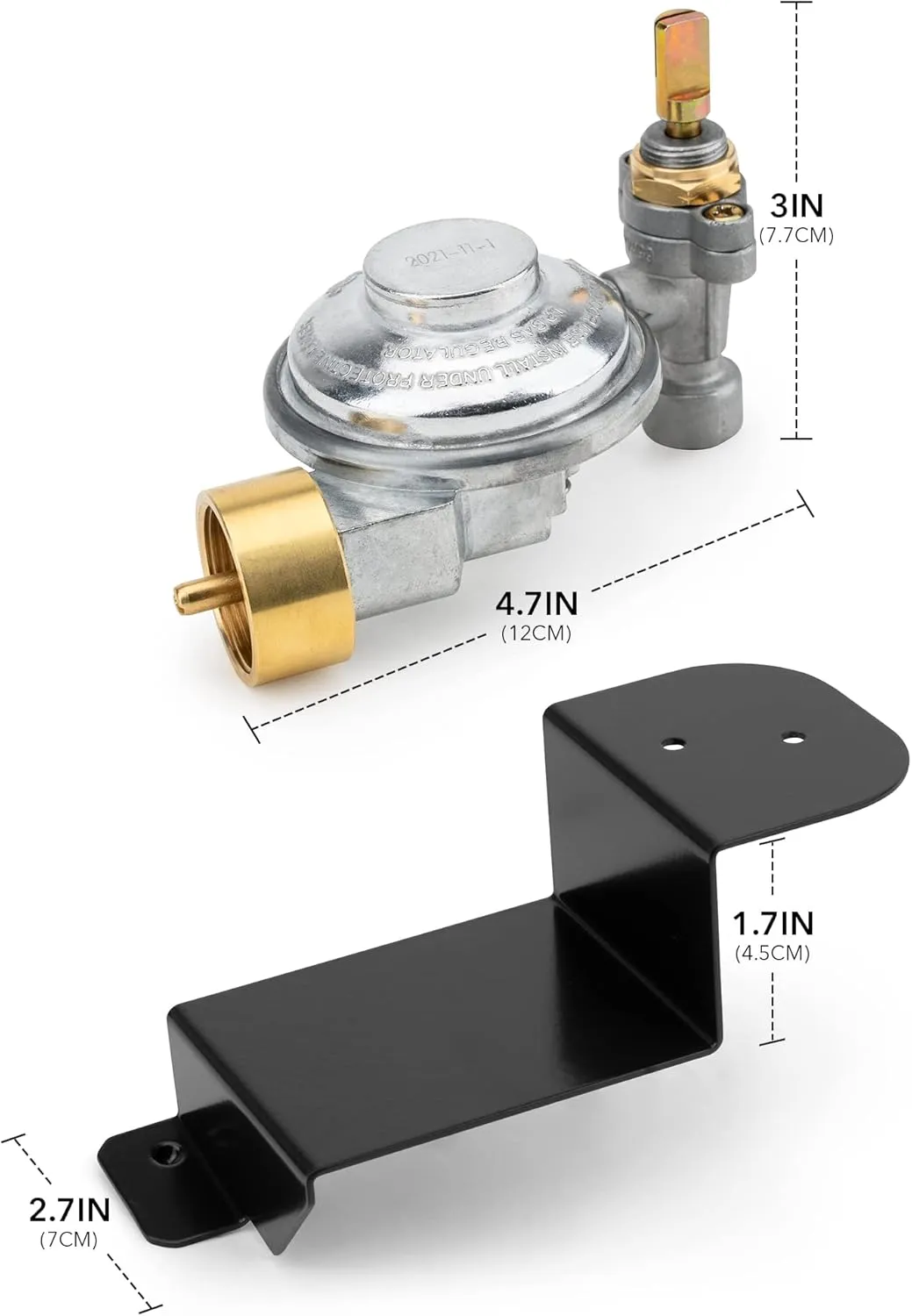 Stanbroil Gas Grill Replacement Valve Regulator Assembly for Weber Q1000 Q1200