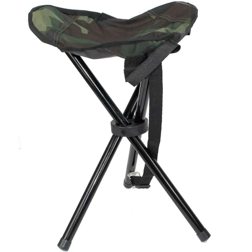 Stealth Gear Collapsible Stool Three Legs 14.5 Inches Tall